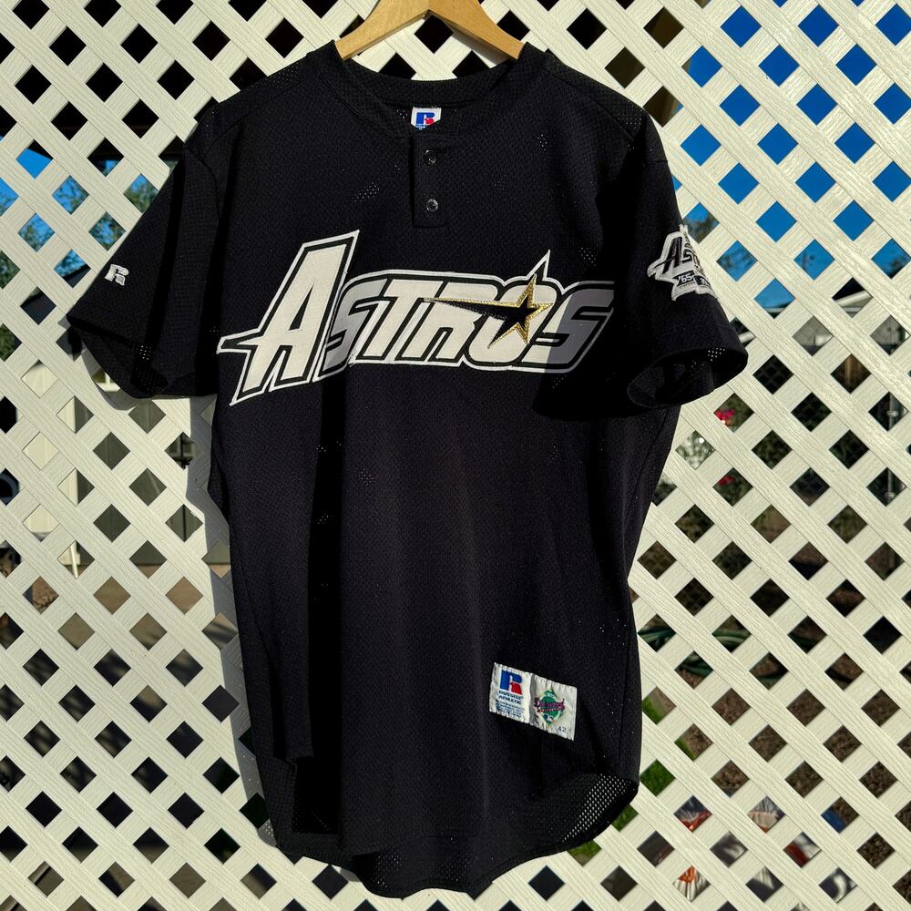 1995 Huston Astros Bat Boy 30th Anniversary Astrodome Jersey on Russell